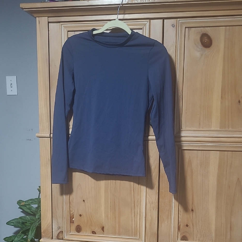 Women's Long Sleeve Top - Blue